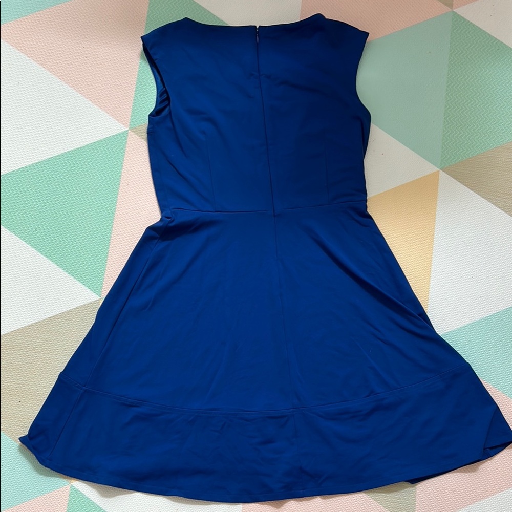 Cynthia Rowley Blue A-Line Sleeveless Dress - Picture 3 of 4